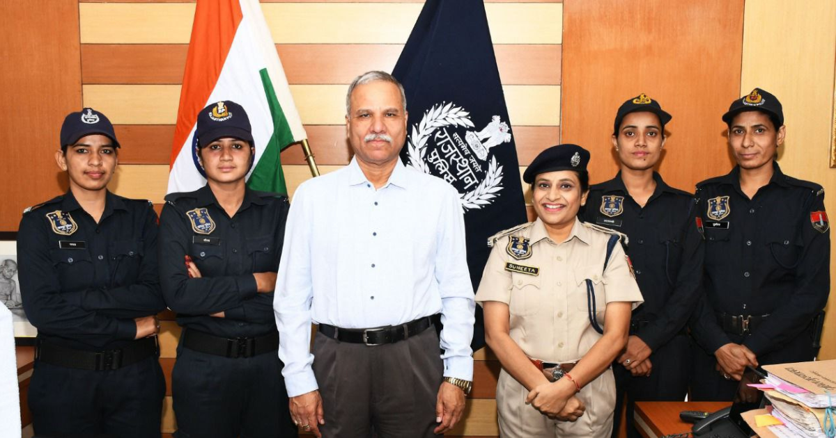 Raj Police DGP Umesh Mishra appreciates Nirbhaya Squad